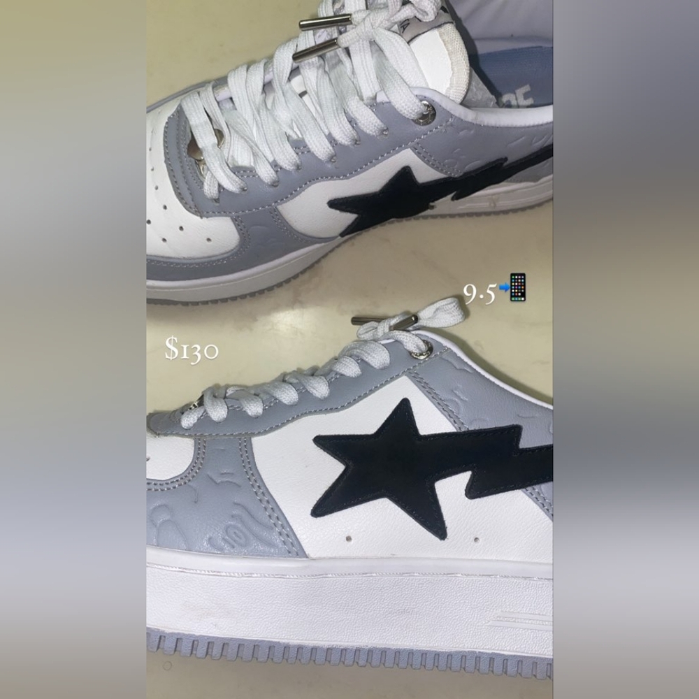 Silver and Black Bapestas